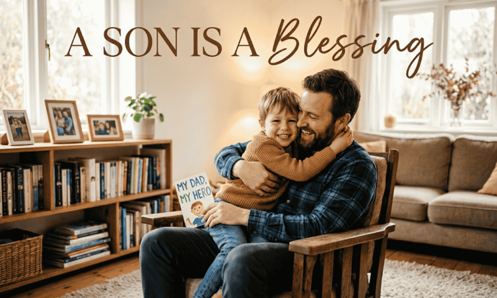 Heartfelt Son Is a Blessing Message for Your Son