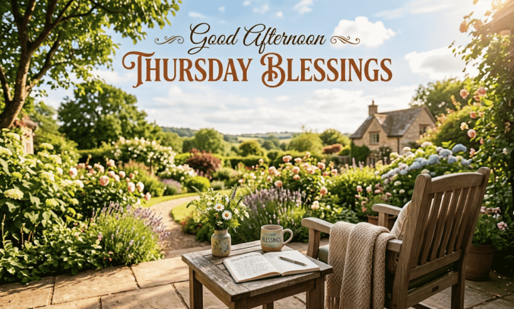 Good Afternoon Thursday blessings, prayers and inspirational quotes